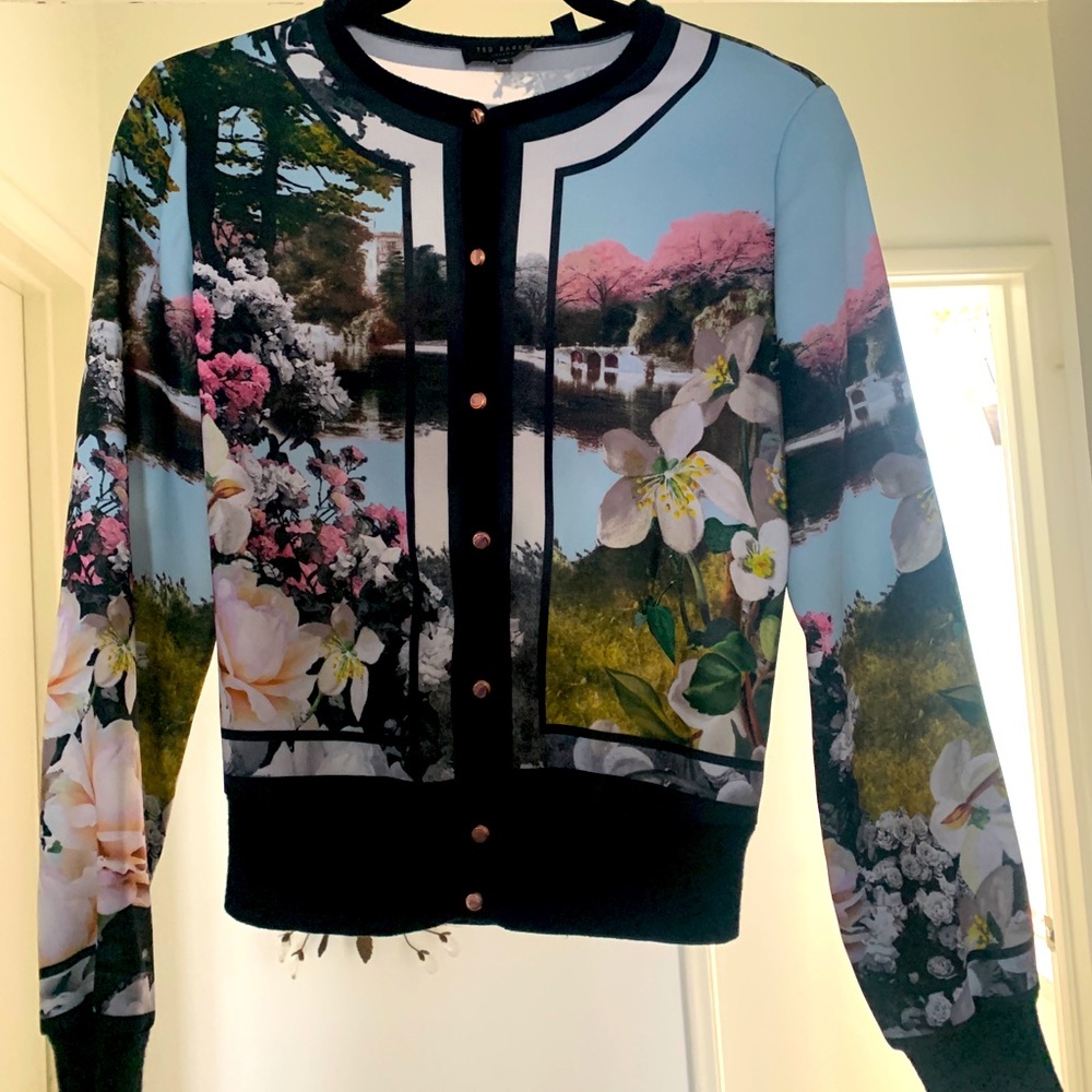 Ted Baker silk lightweight Bomber jacket
